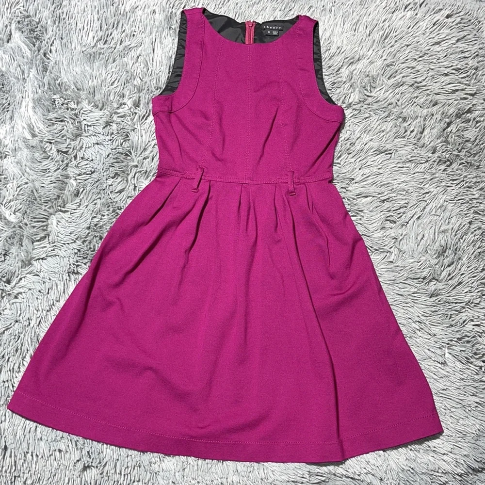 🥰🥰Theory Ardi Pleated Sleeveless Dress🥰🥰 - Picture 2 of 15